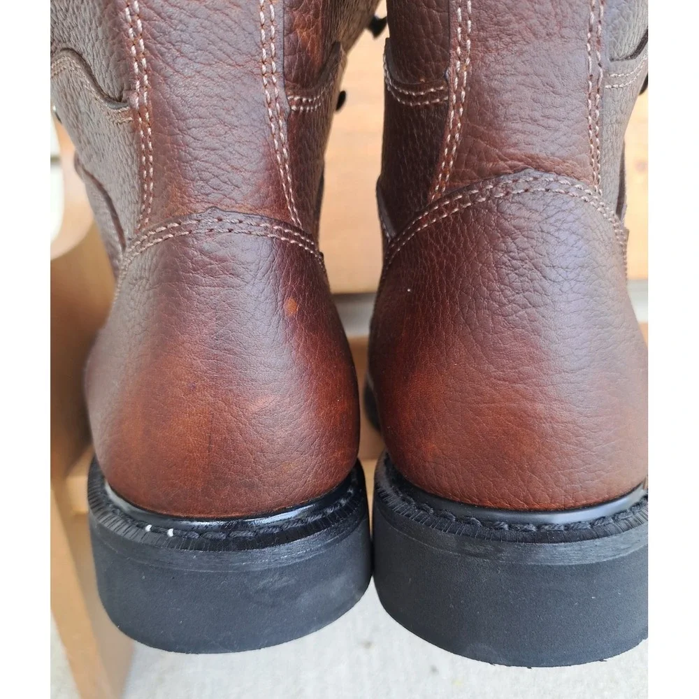 Wolverine Durashocks Men's Brown Leather Waterproof Insulated Work Boots 9.5 EW